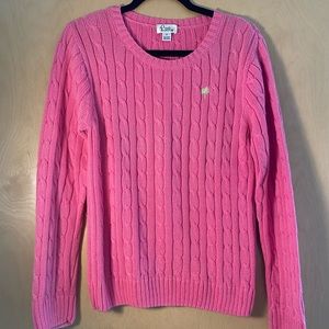 Lily Pulitzer cable knit sweater